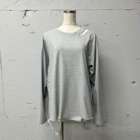 cut out long sleeve T