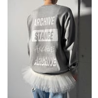 【ARCHIVE STANCE】2way tulle pleats skirt