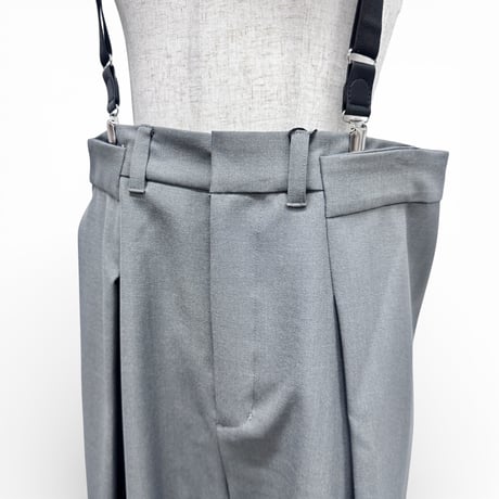 【PROVOKE】 suspenders tuck pants
