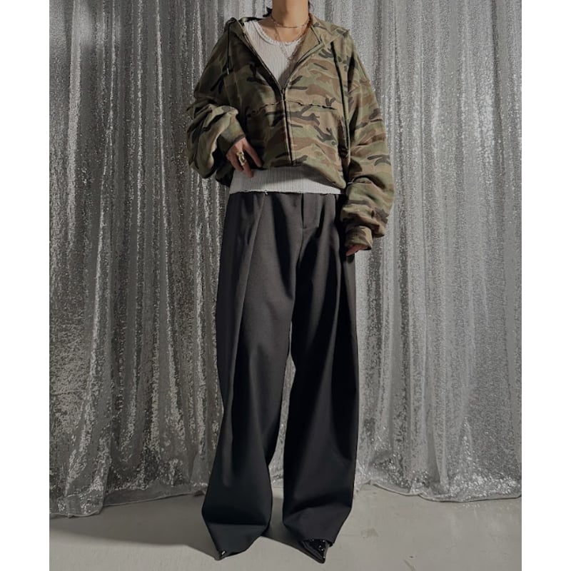 PROVOKE】 suspenders tuck pants | STORE by PROV