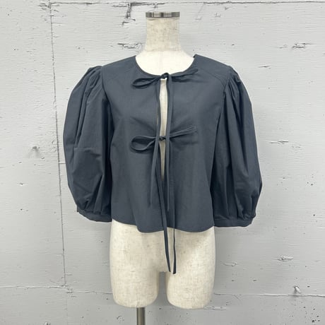 【special price】typewriter puff-S blouse