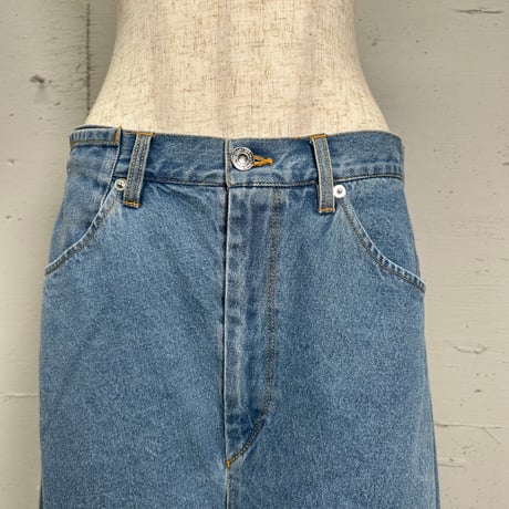 loose denim culottes(blue)