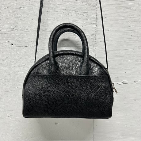 【blancle】S.LEATHER 2WAY MINI BOSTON(black)