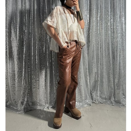 handkerchief poncho BL