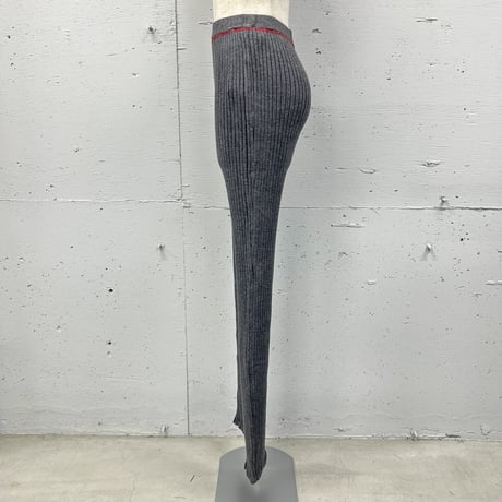 loose rib knit pants