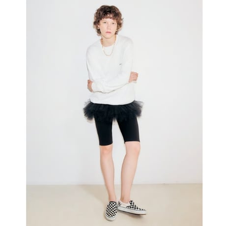 【ARCHIVE STANCE】2way tulle pleats skirt