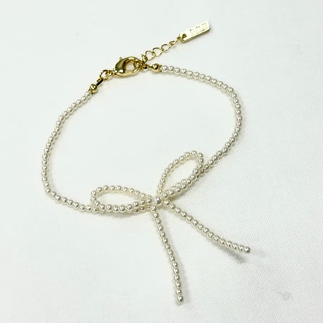 pearl ribonn bracelet