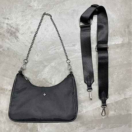 【PETA+JAIN】NYLON 2WAY SHOULDER BAG (black)