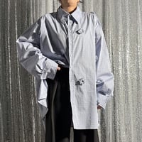 【PROVOKE】 flowerdot big shirt(check)