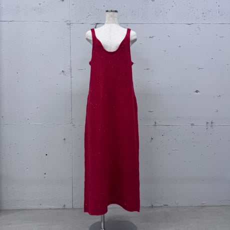 sequins　knit camisole dress
