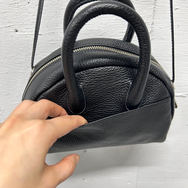 blancle】S.LEATHER 2WAY MINI BOSTON(black) | PR