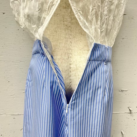 sheer×stripe all-in-one