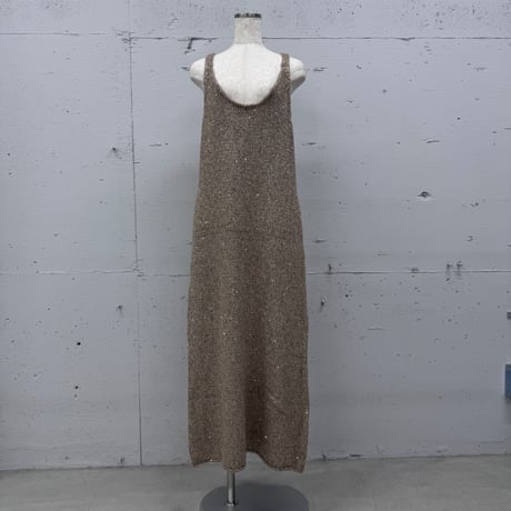 sequins　knit camisole dress