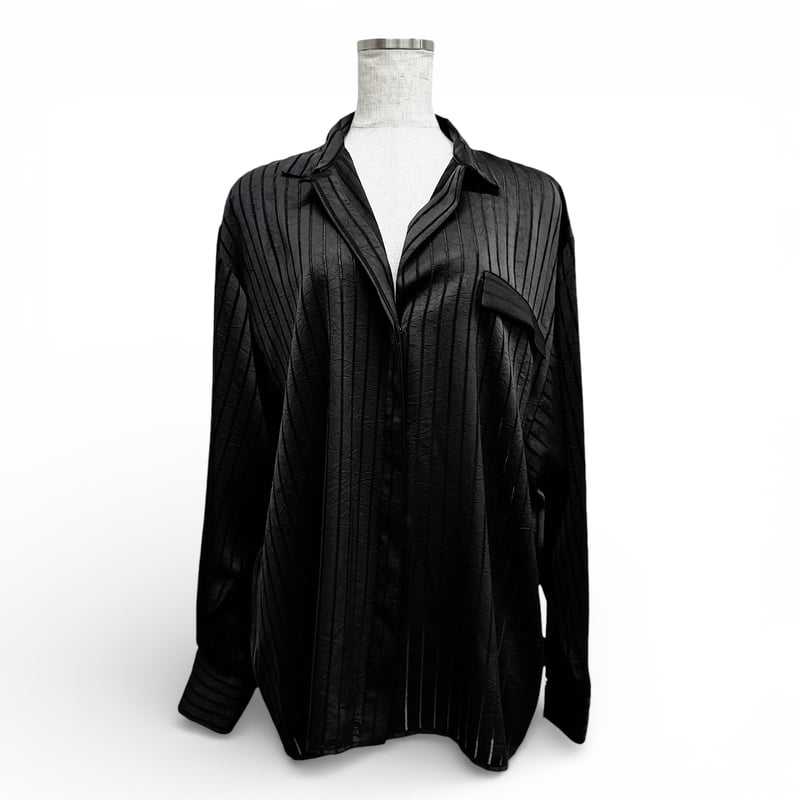 ARCHIVE STANCE】satin stripe dolman shirt | STO