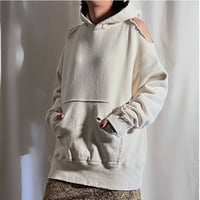 damage hoodie(ivory)