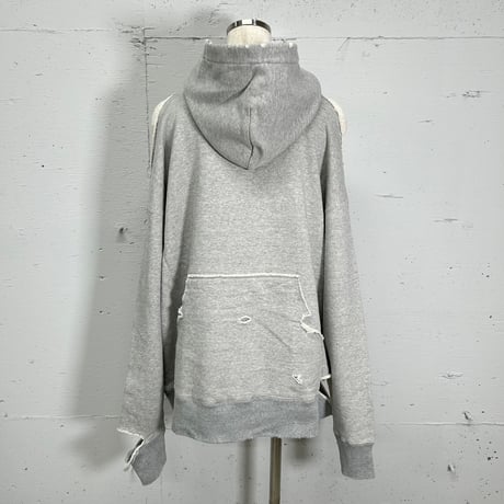 damage hoodie(gray)