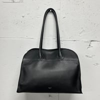 【blancle】s.leather wide boston(black)