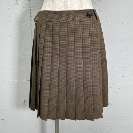 mini pleats skirt