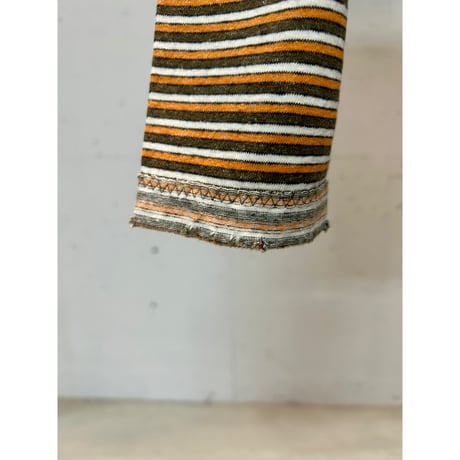 multi border L/S Tee(orange)