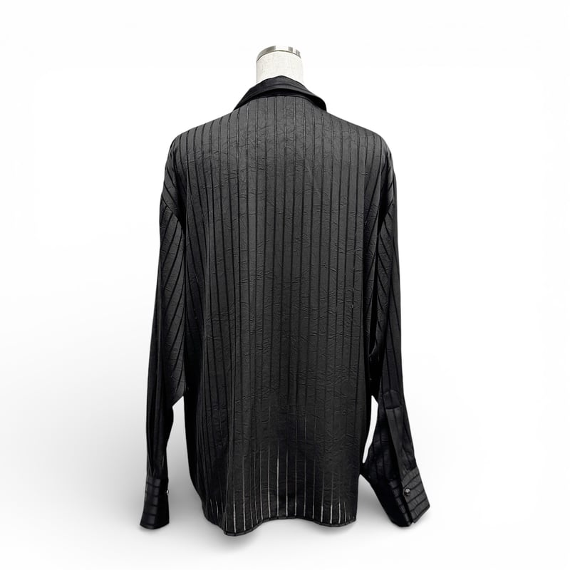 ARCHIVE STANCE】satin stripe dolman shirt | STO