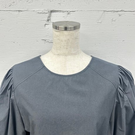 【special price】typewriter puff-S blouse