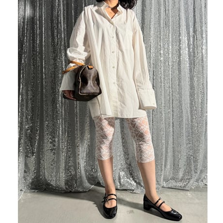 super big shirt(off white)