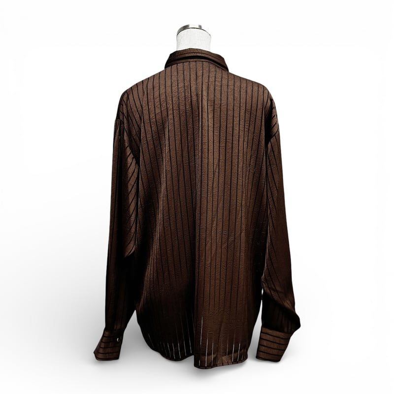 ARCHIVE STANCE】satin stripe dolman shirt | STO