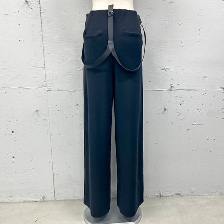 suspenders knit pants