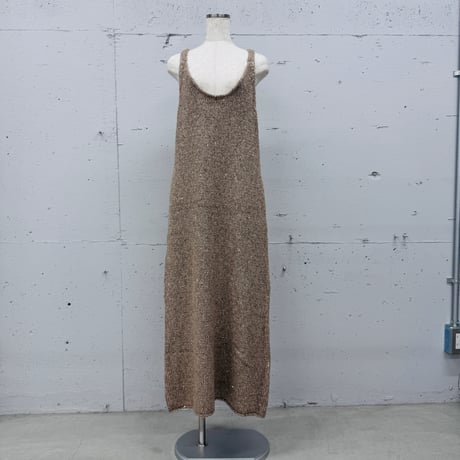 sequins　knit camisole dress