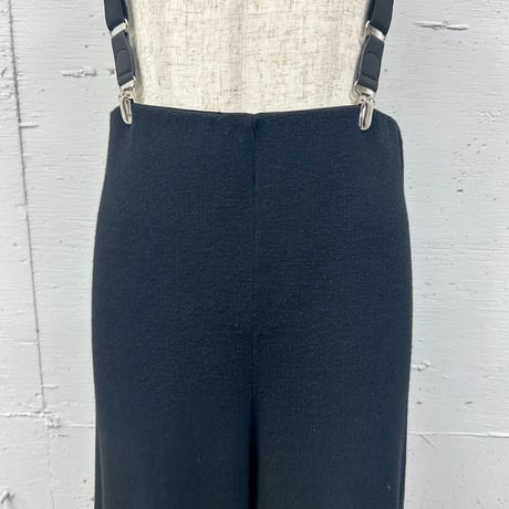 suspenders knit pants
