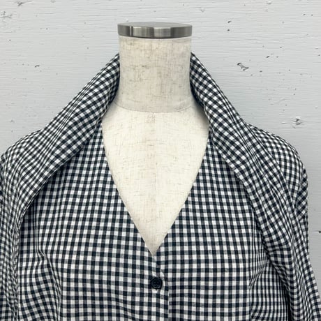 ginghamcheck bowtieblouse