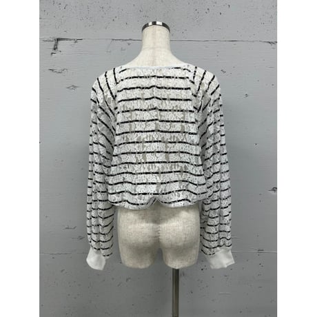 【PROVOKE】 laceborder cropped PO
