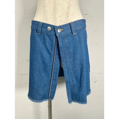 【special price】　denim mini skirt(blue)