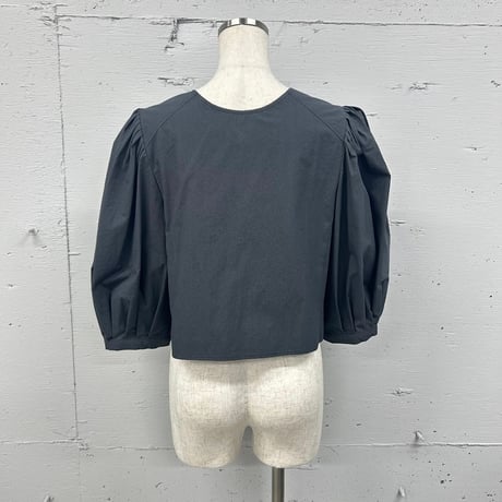 【special price】typewriter puff-S blouse