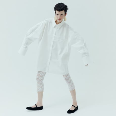 super big shirt(off white)