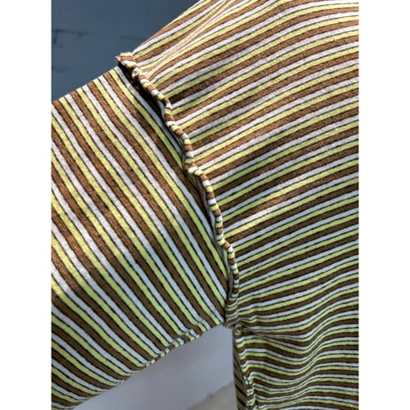multi border L/S Tee(yellow)