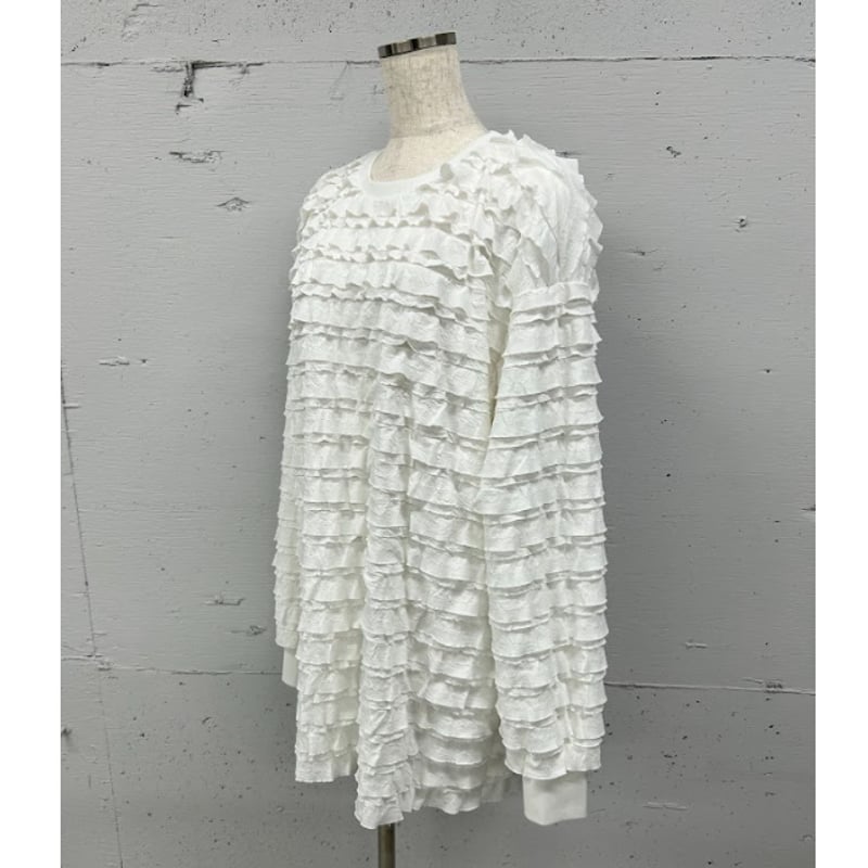 【PROVOKE】フリルロングTシャツ PROVOKE】frill long T | STORE by PROVOKE design