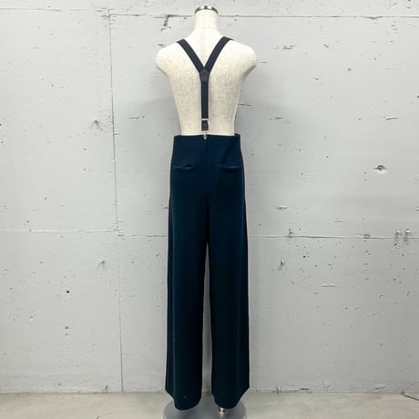 suspenders knit pants