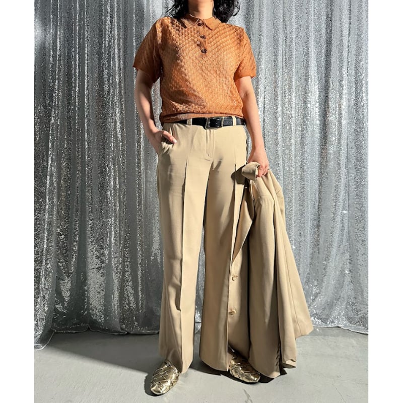 sheer knit Polo S | STORE by PROVOKE design bou