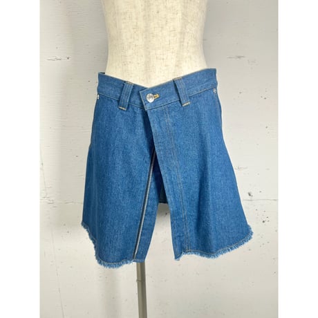 【special price】　denim mini skirt(blue)