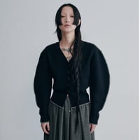 cocoon sleeve VN cardigan