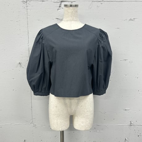 【special price】typewriter puff-S blouse