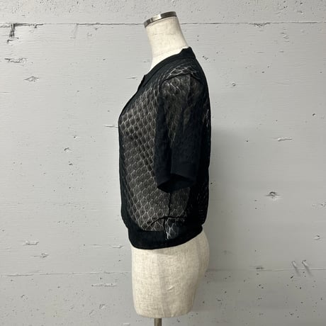 sheer knit Polo S
