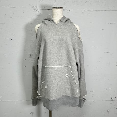 damage hoodie(gray)