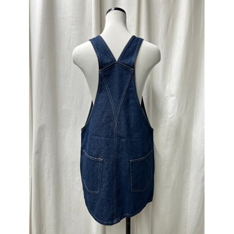 【special price】　denim jumper skirt(indigo)