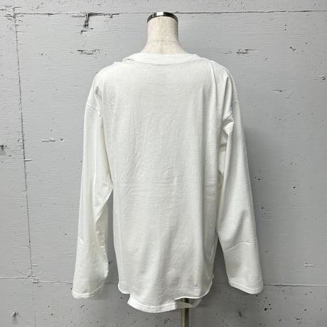 cut out long sleeve T