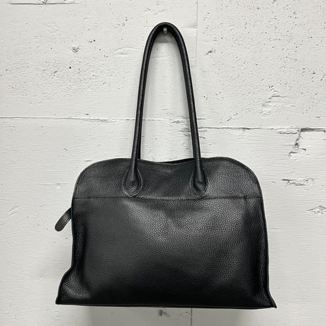 【blancle】s.leather wide boston(black)