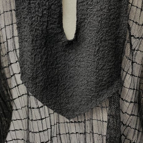 【special price】　vintage like maxi dress(black)