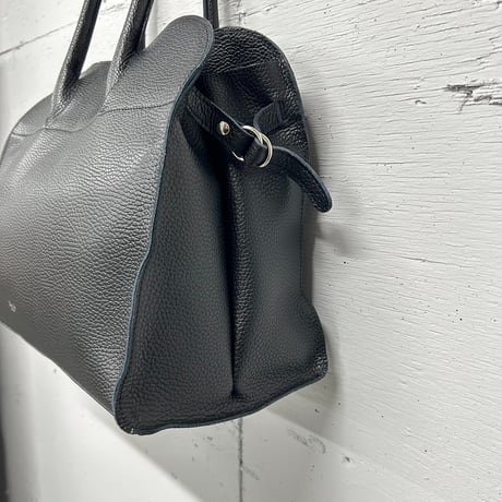 【blancle】s.leather wide boston(black)