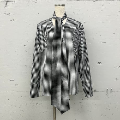 ginghamcheck bowtieblouse